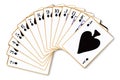 Spades Suit Playing Cards Royalty Free Stock Photo