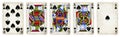 Spades Suit Vintage Playing Cards Royalty Free Stock Photo