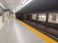 Spadina Subway station view in Toronto Royalty Free Stock Photo