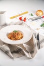 Spagetti Pasta with Bolognese Royalty Free Stock Photo