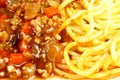 Spagetti with tomato sauce