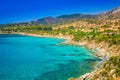 Spaggia di Genne Mari beach on Sardinia Island. Royalty Free Stock Photo