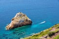 Spaggia di Masua beach and Pan di Zucchero, Costa Verde, Sardinia, Italy Royalty Free Stock Photo