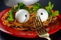 Eyeballs Spaghetti Alien Monster