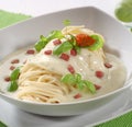 Spaghetti alla carbonara Royalty Free Stock Photo