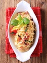 Spaghetti alla carbonara Royalty Free Stock Photo