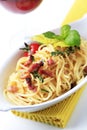 Spaghetti alla carbonara Royalty Free Stock Photo