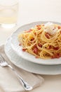 Spaghetti alla carbonara Royalty Free Stock Photo