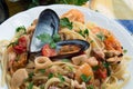`Spaghetti allo scoglio` - Italian food