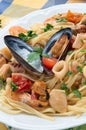 `Spaghetti allo scoglio` - Italian food