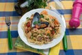 `Spaghetti allo scoglio` - Italian food