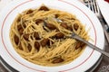 Spaghetti and beans