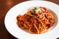 Spaghetti bolognese Royalty Free Stock Photo