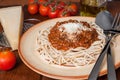 Spaghetti Bolognese Royalty Free Stock Photo