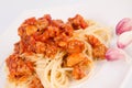 Spaghetti bolognese Royalty Free Stock Photo