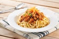 Spaghetti Bolognese Royalty Free Stock Photo