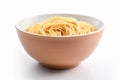 Spaghetti bowl food. Generate Ai Royalty Free Stock Photo