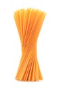 Spaghetti bucatini pasta Royalty Free Stock Photo