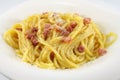 Spaghetti Carbonara Royalty Free Stock Photo