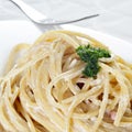 Spaghetti carbonara Royalty Free Stock Photo