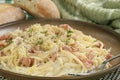 Spaghetti carbonara Royalty Free Stock Photo