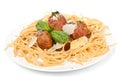 Spaghetti with Chicken Meatballs