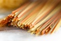 Spaghetti close up photo Royalty Free Stock Photo