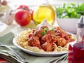 Spaghetti dinner Royalty Free Stock Photo