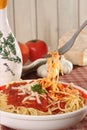 Spaghetti dinner Royalty Free Stock Photo