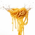 Water Dripping Onto Spaghetti: A Tumblewave Of Amber Delicacy