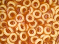 Spaghetti Hoops in Tomato Sauce Royalty Free Stock Photo