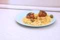 SPAGHETTI WITH MEATBALLS SEASONED WITH OLIVES WITH HEAT