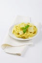 Spaghetti with parmesan Royalty Free Stock Photo