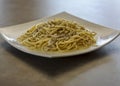 Spaghetti Pasta Cacio e Pepe Cheese and Pepper.