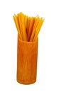 Spaghetti pasta isolated Royalty Free Stock Photo