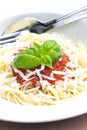 spaghetti pomodori Royalty Free Stock Photo