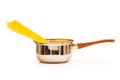 Spaghetti pot isolated Royalty Free Stock Photo