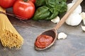 Spaghetti Sauce and Ingredients
