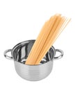 Spaghetti in a saucepan Royalty Free Stock Photo