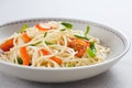 Spaghetti sautÃÂ©ed with vegetables