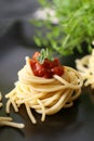 Spaghetti with tomato