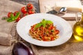 Spaghetti with Tomato Sauce Royalty Free Stock Photo