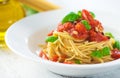 Spaghetti with tomatoes