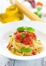 Spaghetti with tomatoes