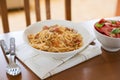 Spaghetti with tuna Royalty Free Stock Photo