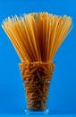 Spaghetti in vase Royalty Free Stock Photo