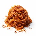 Spaghetti On White Background: Zeiss Batis 18mm F28, Dark Amber, Mote Kei Royalty Free Stock Photo