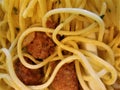 Spaghettii and Meatballs Up Close and Personal