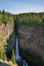 Spahats Creek Falls in Wells Gray Provincial Park Royalty Free Stock Photo