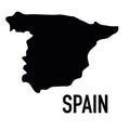 Spain abstract maps logo template